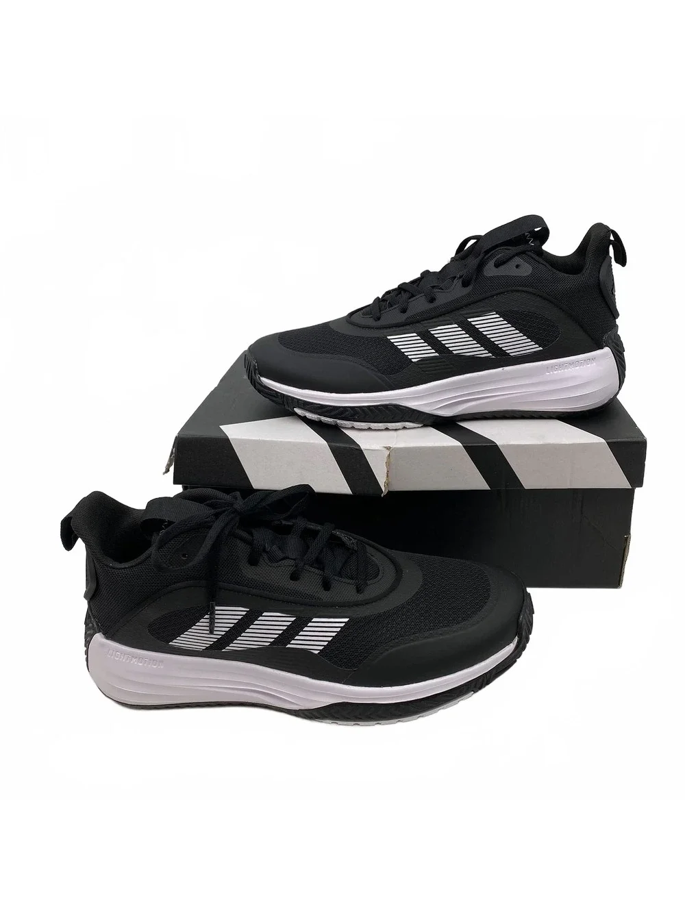 Adidas Black/White Own the Game 3.0 Sneakers | Men’s US 8.5